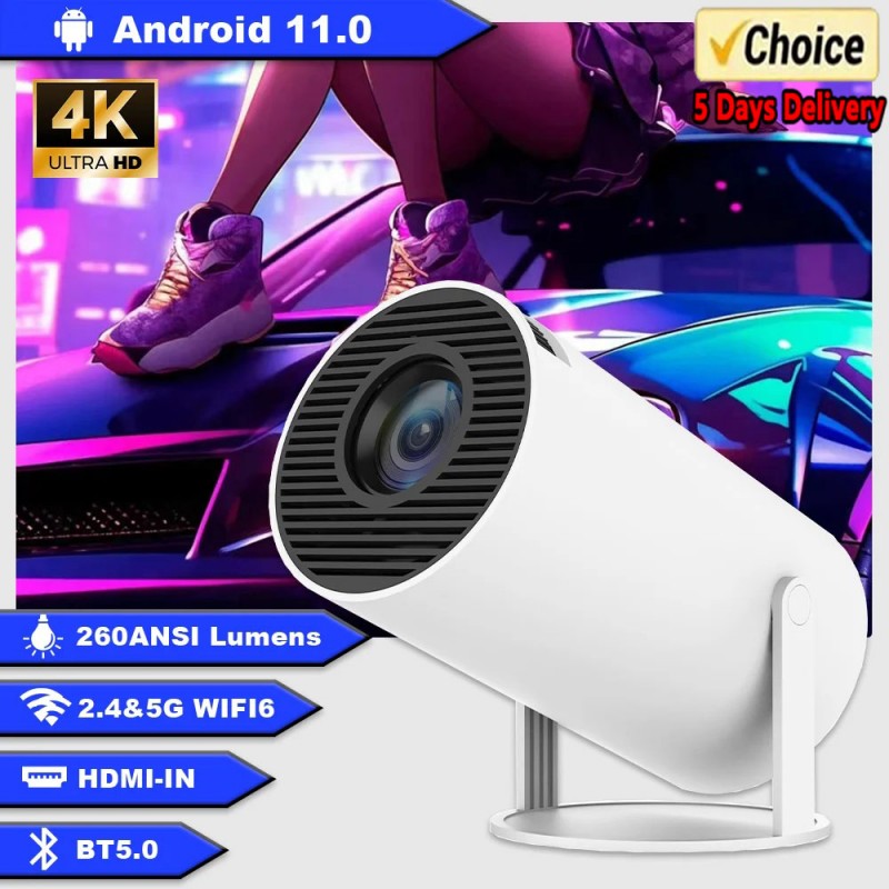 Retro Gaming And Projector - جهاز عرض صغير HY300 ذكي يعمل