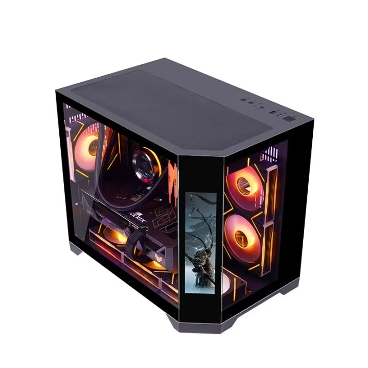 Retro Gaming Pc Case - علبة كمبيوتر للألعاب بدون مروحة بتصميم
