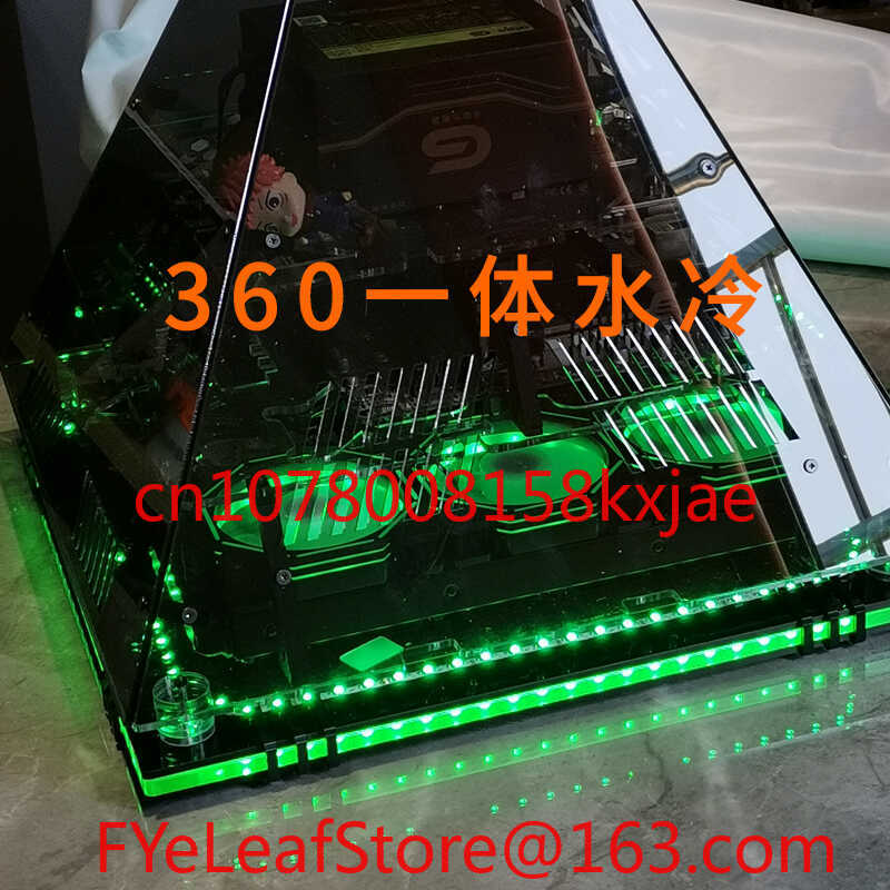هيكل هرم كريستالي أسود فئة B أ - مراجعة Retro Gaming Pc Case وسعره