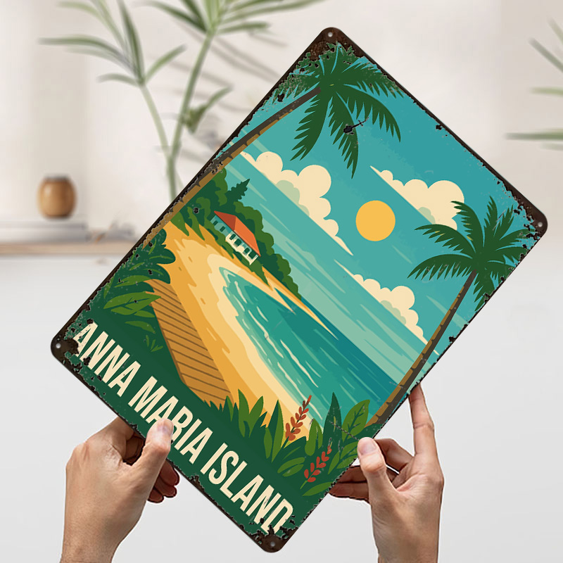 لوحة معدنية مخصصة للسفر إلى جز - مراجعة Retro Gaming Island وسعره