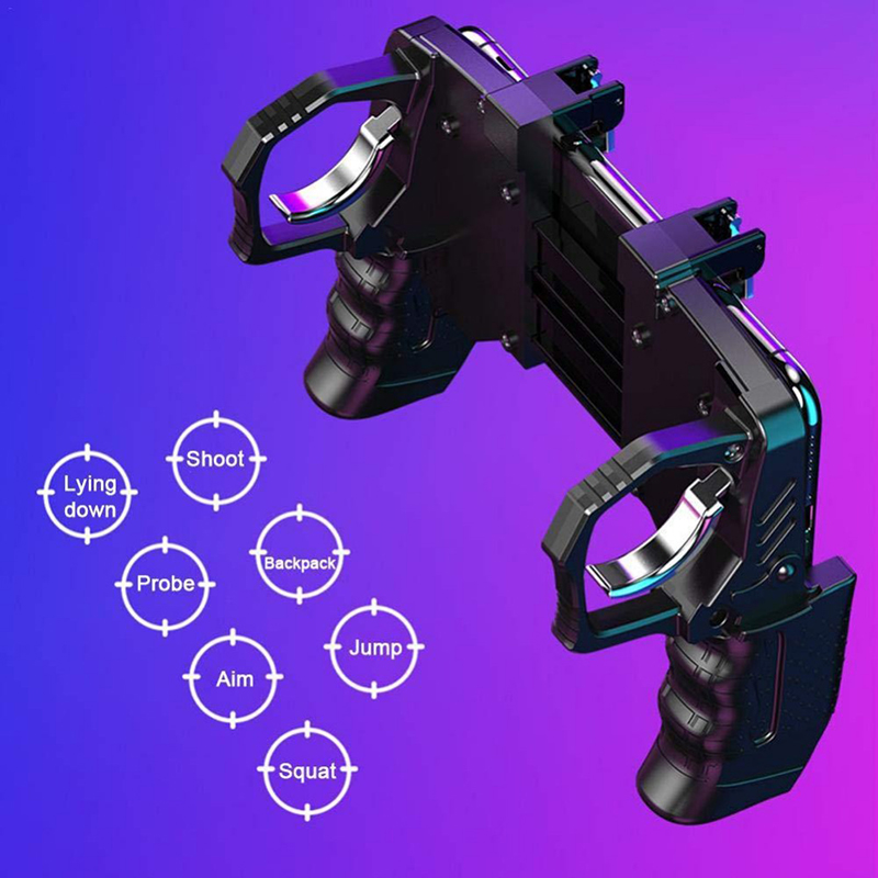 وحدة تحكم PUBG Free Fire Trigg - مراجعة Retro Gaming And Projector وسعره
