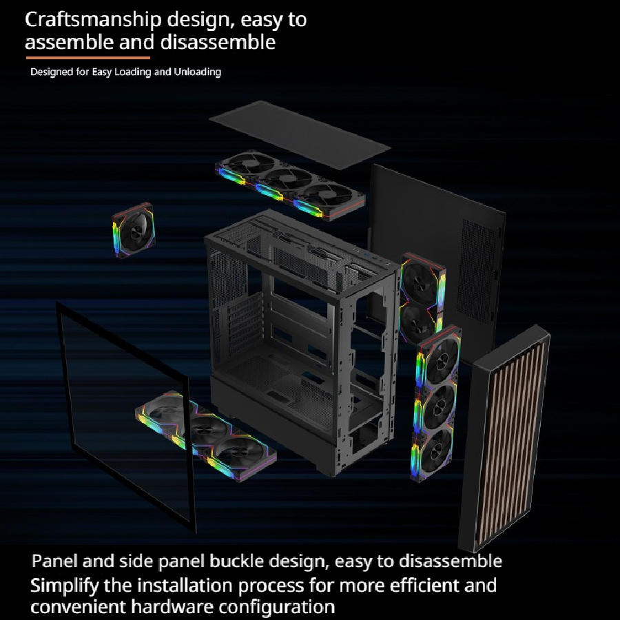 علبة كمبيوتر WJCOOLMAN Craftsm - مراجعة Retro Gaming Pc Case وسعره