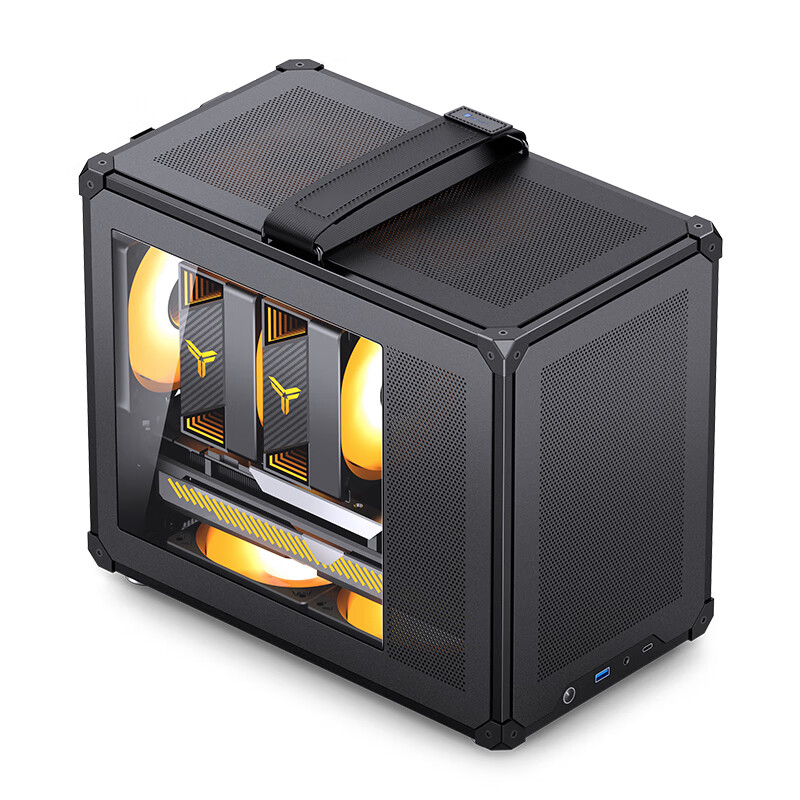حافظة MATX بمقبض شبكي من JONSB - مراجعة Retro Gaming Pc Case وسعره