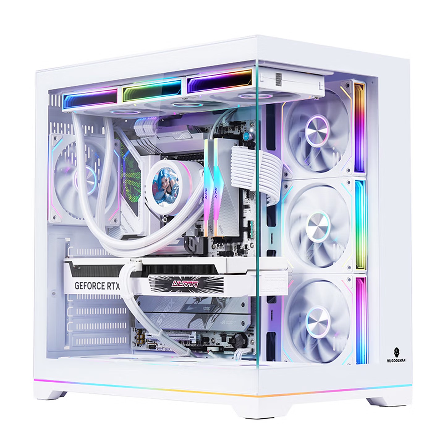 WJCOOLMAN Lonely Warrior PLUS  - مراجعة Retro Gaming Pc Case وسعره