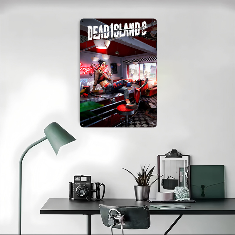 ملصق فني مطبوع للعبة Dead Isla - مراجعة Retro Gaming Island وسعره