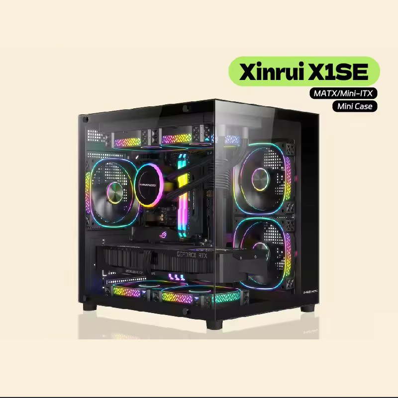 علبة كمبيوتر G-PARTNERS Xinrui - مراجعة Retro Gaming Pc Case وسعره