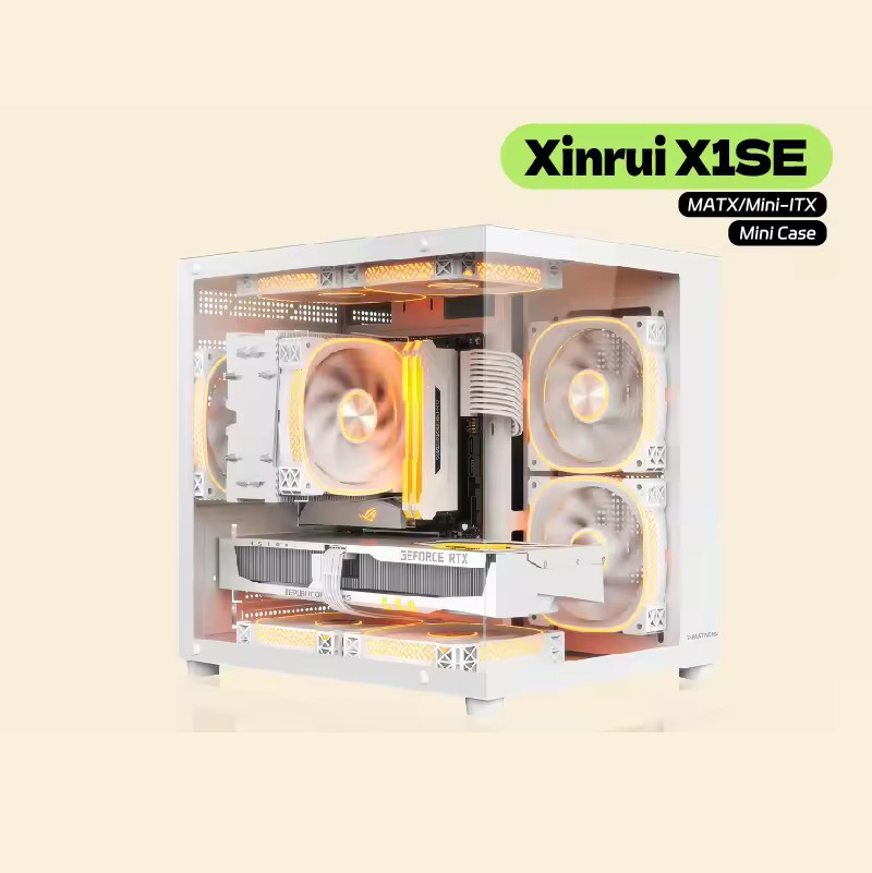 علبة كمبيوتر G-PARTNERS Xinrui - مراجعة Retro Gaming Pc Case وسعره